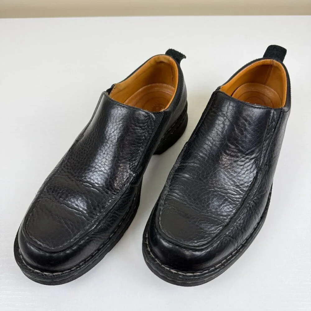EUC UGG Byrnes Pebbled Black Leather Casual Loafer S/N 5532